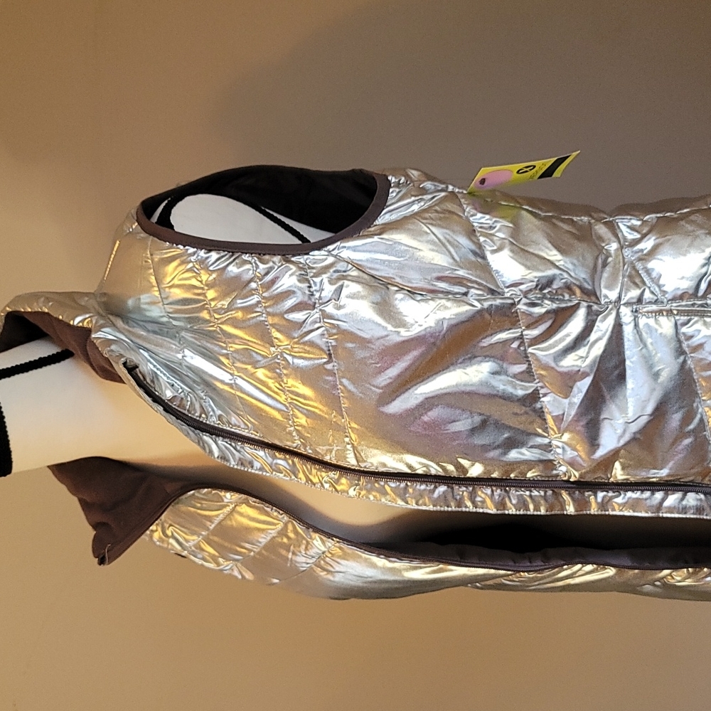 Xersion metallic silver jacket